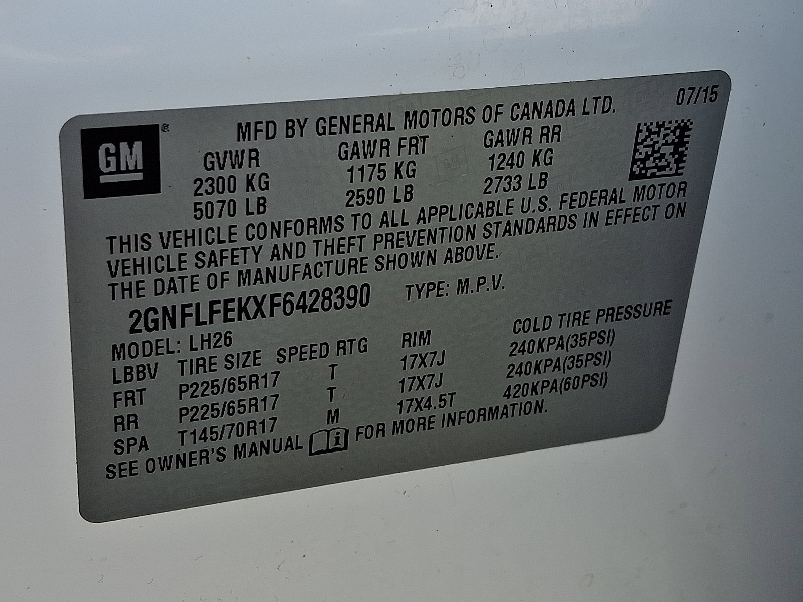 Used 2015 Chevrolet Equinox LT image 26