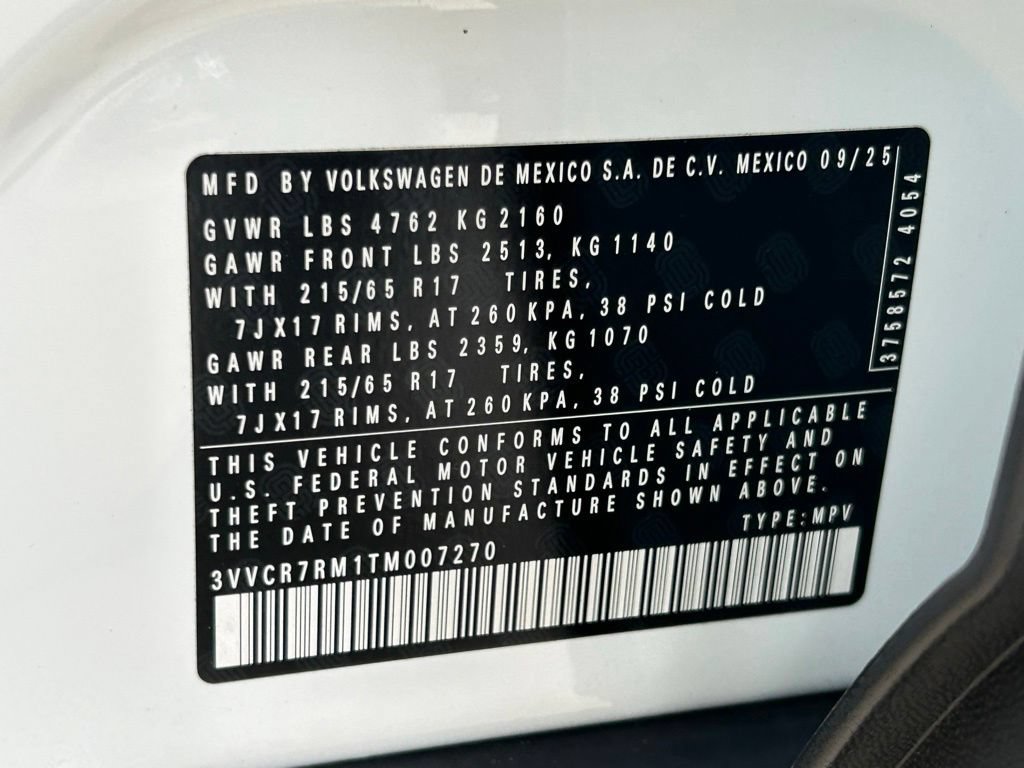 Certified 2026 Volkswagen Tiguan S FWD image 51