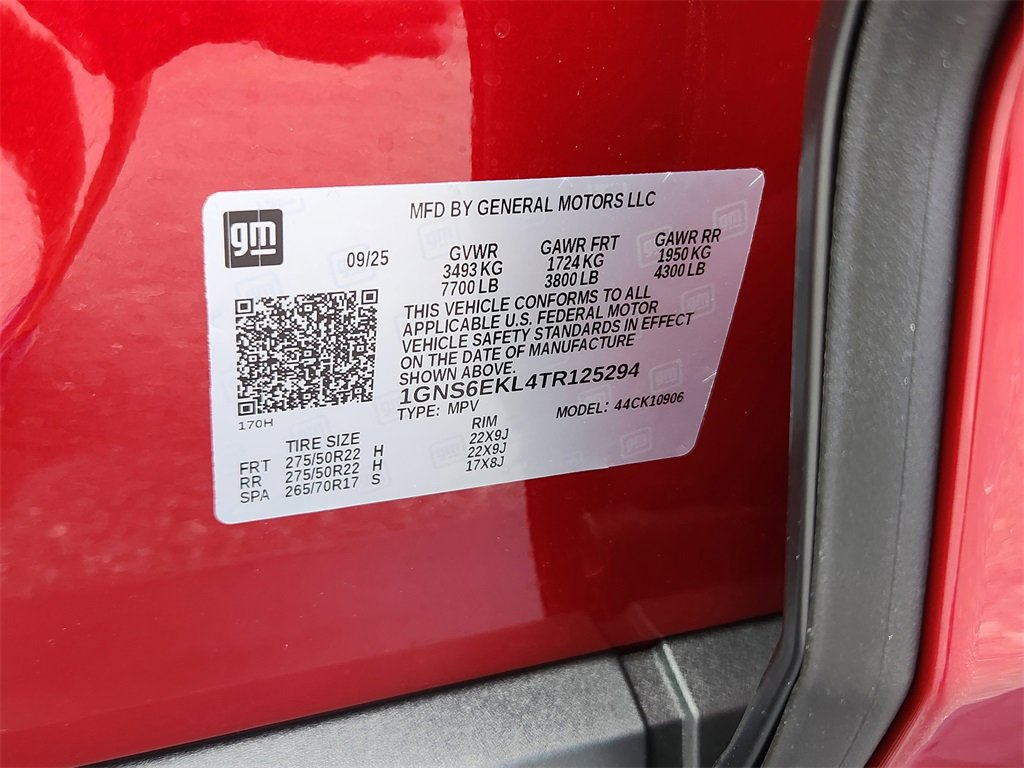 New 2026 Chevrolet Suburban RST w/ Advanced Technology Package image 24