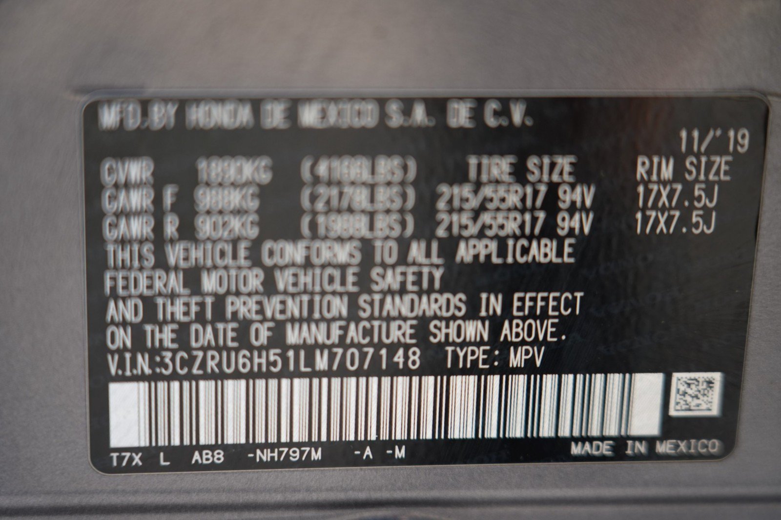 Used 2020 Honda HR-V EX image 41