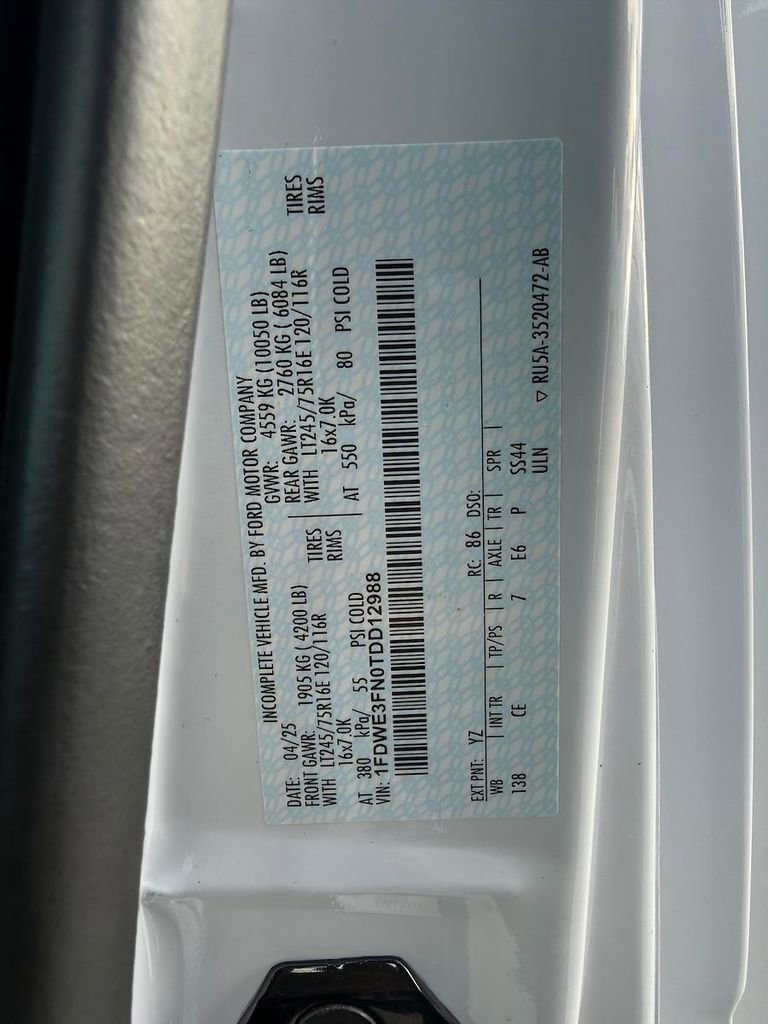 New 2026 Ford E-350 and Econoline 350 Super Duty w/ Power Equipment Group RWD image 2