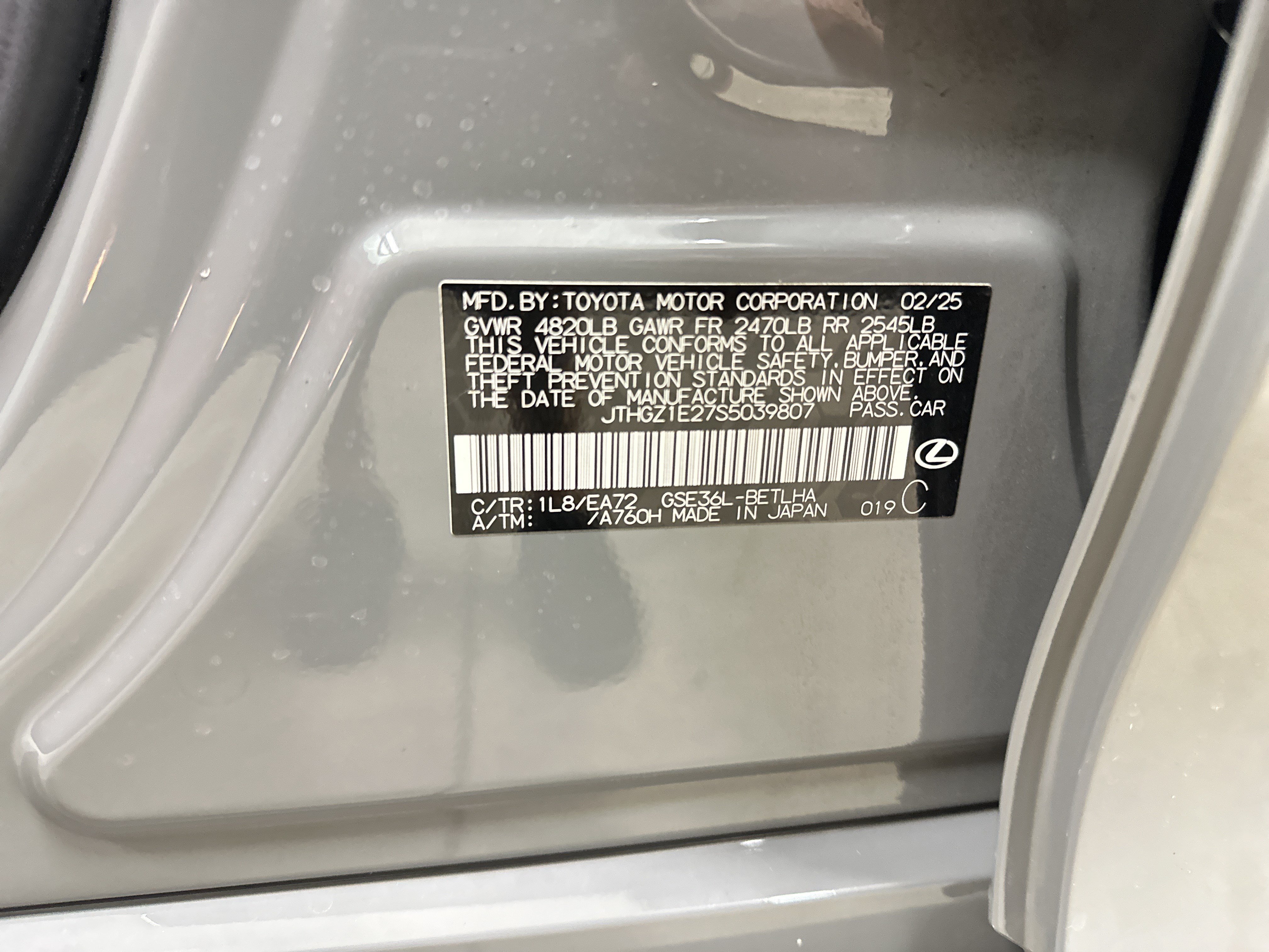 Certified 2025 Lexus IS 350 F Sport w/ Accessory Package AWD/4WD image 35