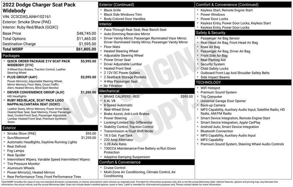 Used 2022 Dodge Charger Scat Pack RWD image 2