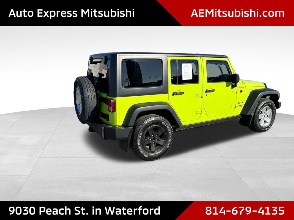Used 2016 Jeep Wrangler Unlimited Sport w/ Quick Order Package 24S AWD/4WD image 7