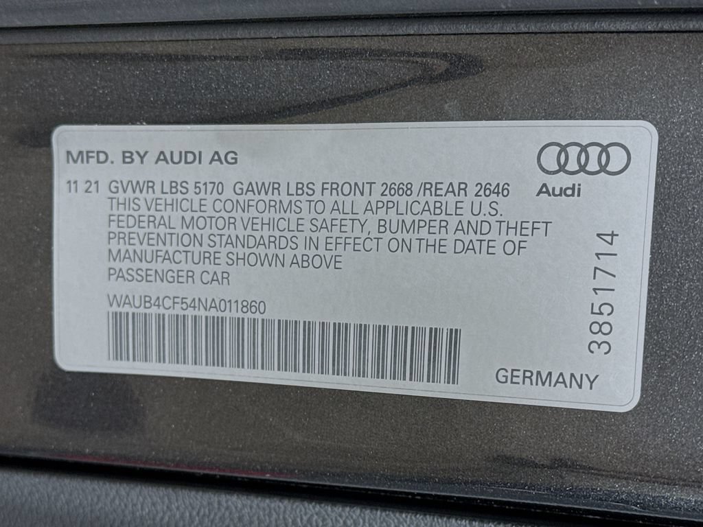 Used 2022 Audi S5 Prestige w/ Prestige Package AWD/4WD image 42