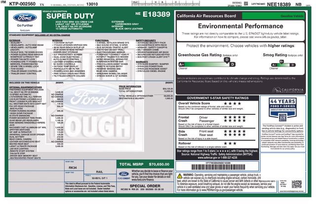 Used 2022 Ford F250 Lariat w/ Lariat Ultimate Package AWD/4WD image 7