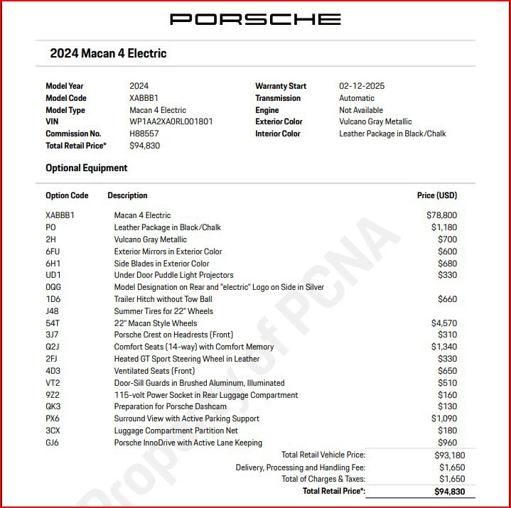 Certified 2024 Porsche Macan 4 Electric image 12