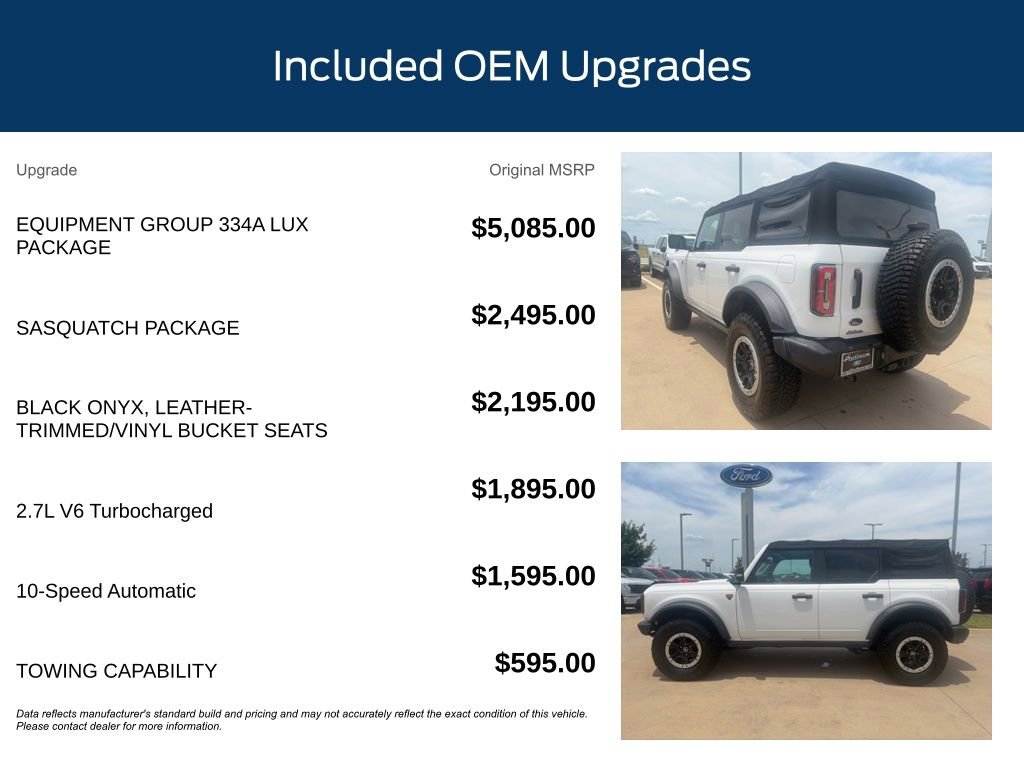 Used 2021 Ford Bronco Badlands AWD/4WD image 11