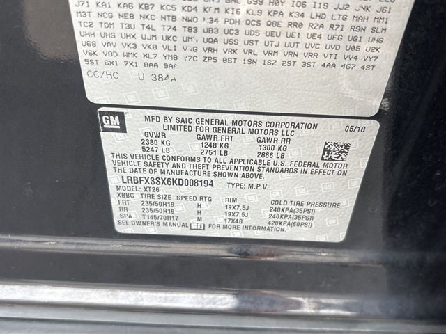 Certified 2019 Buick Envision Premium AWD/4WD image 34