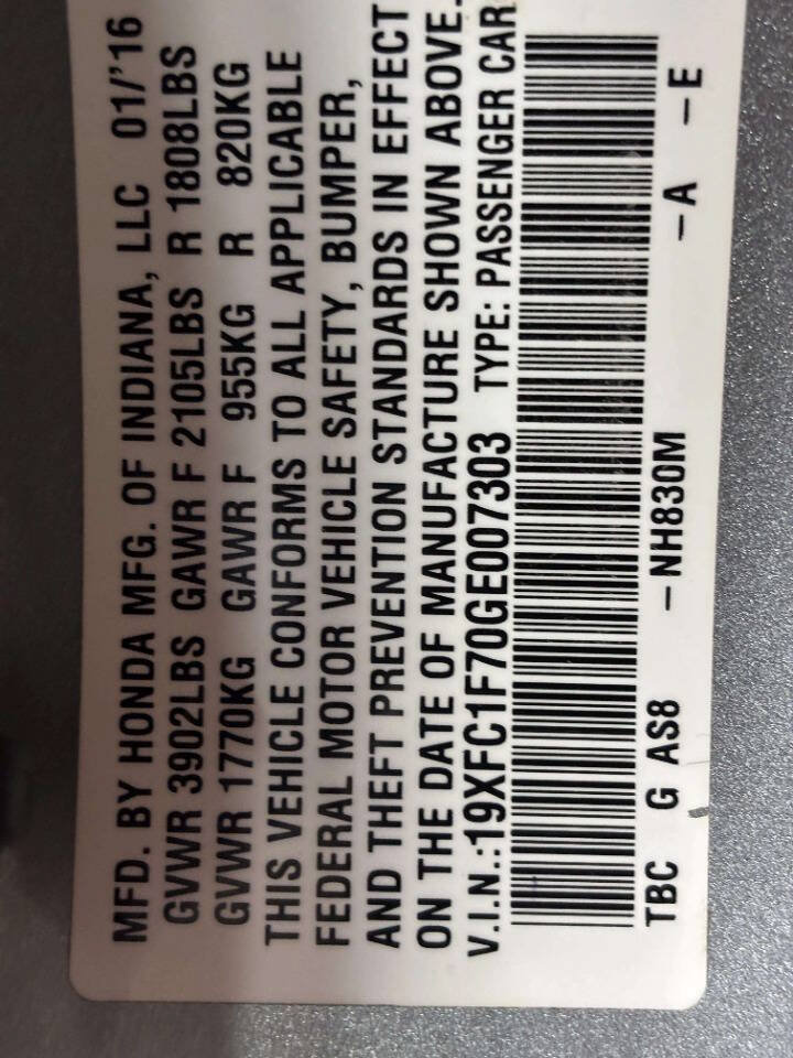 Used 2016 Honda Civic EX-L image 36