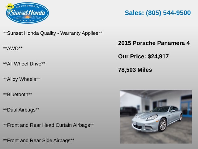 Used 2015 Porsche Panamera 4 AWD/4WD image 5