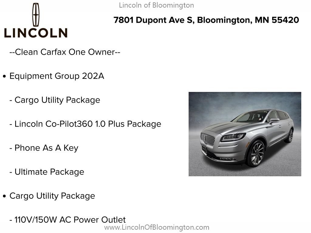 Used 2023 Lincoln Nautilus Reserve w/ Equipment Group 202A AWD/4WD image 6