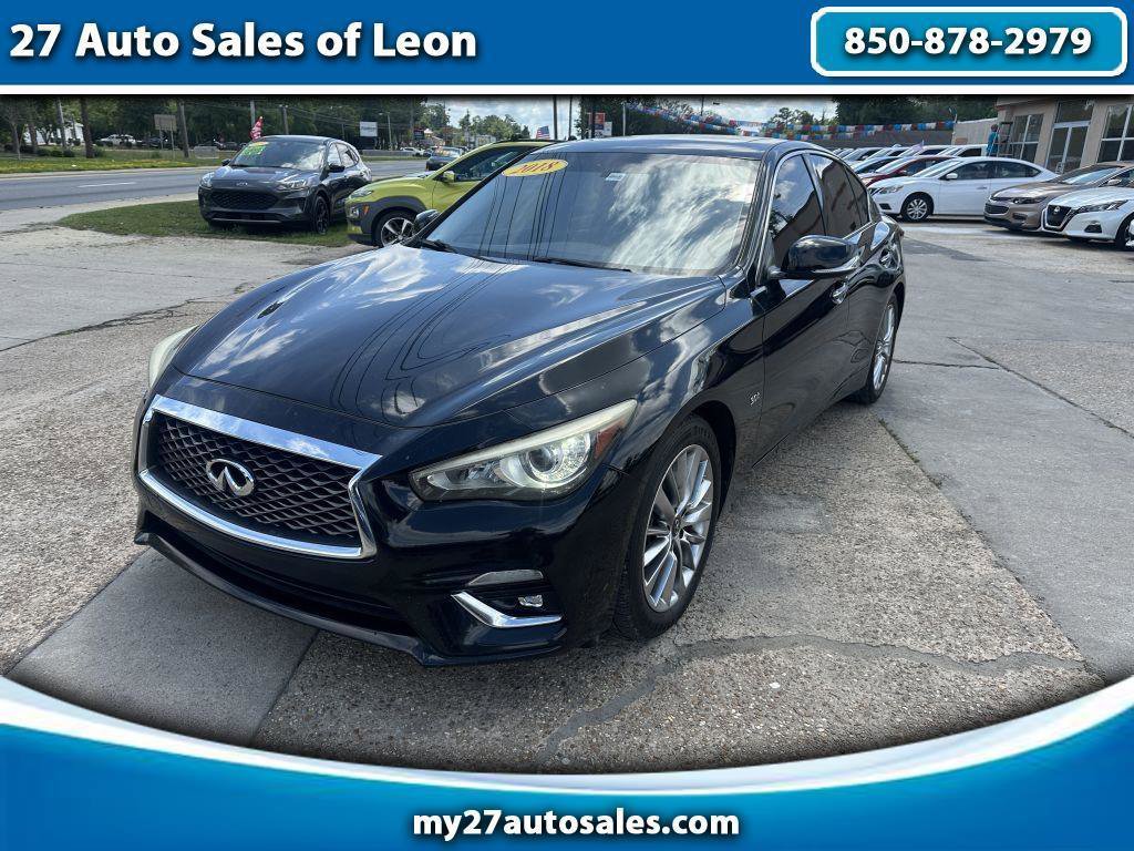 Used 2018 INFINITI Q50 Luxe RWD image 1