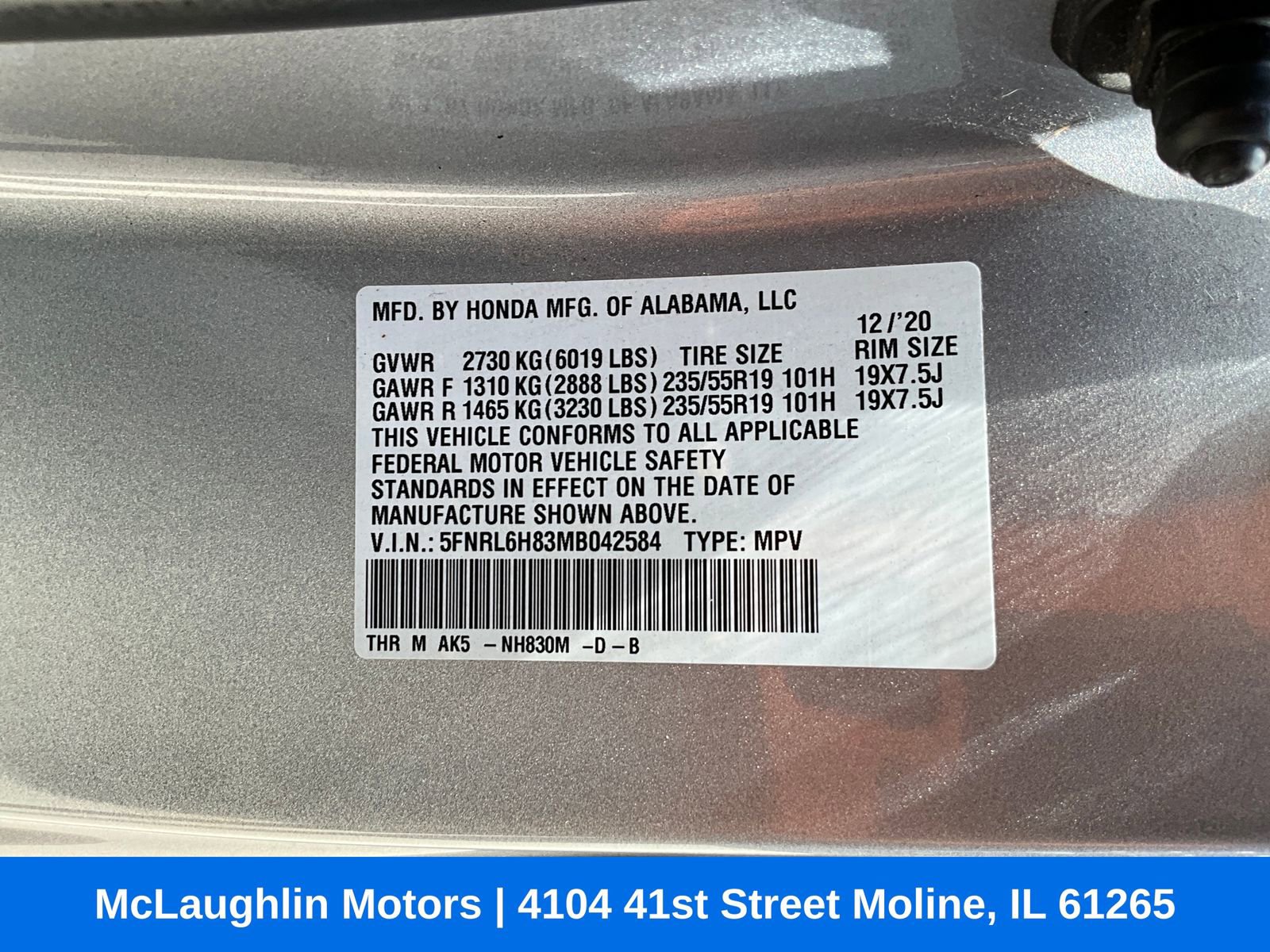 Used 2021 Honda Odyssey Touring image 19