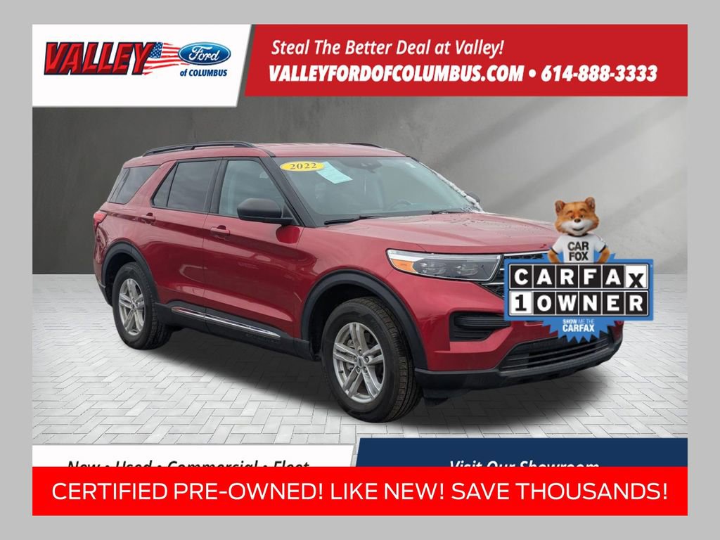 Certified 2022 Ford Explorer XLT