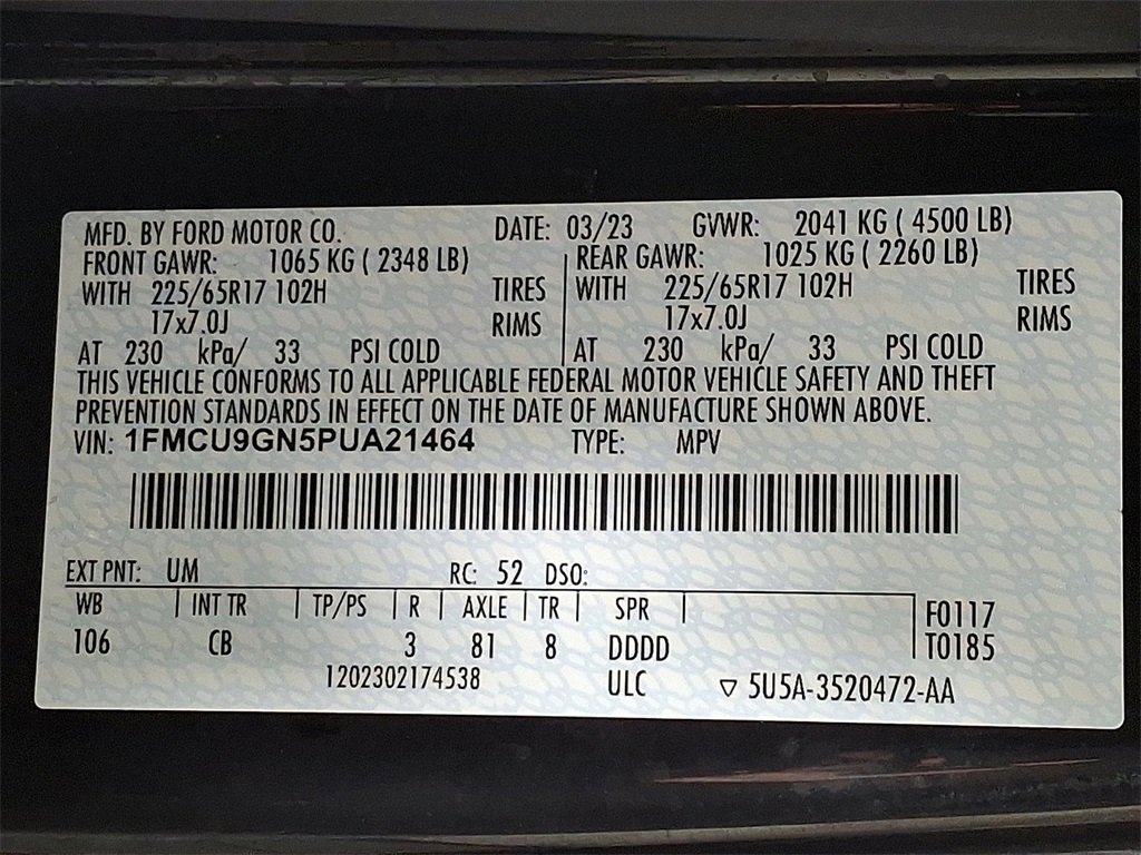 Used 2023 Ford Escape Active image 27