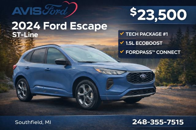 Used 2024 Ford Escape ST-Line w/ Tech Pack #1 FWD image 1
