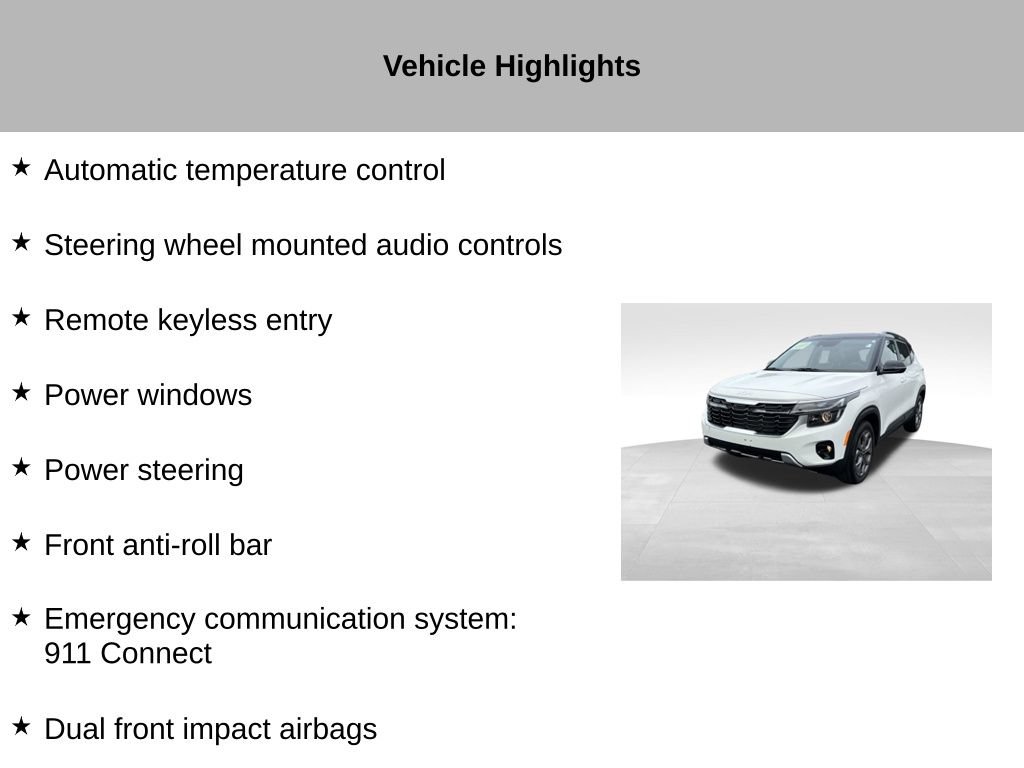 Certified 2024 Kia Seltos S AWD/4WD image 28