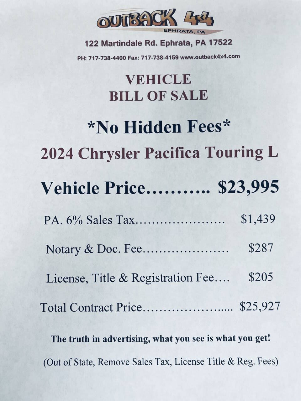 Used 2024 Chrysler Pacifica Touring-L FWD image 2