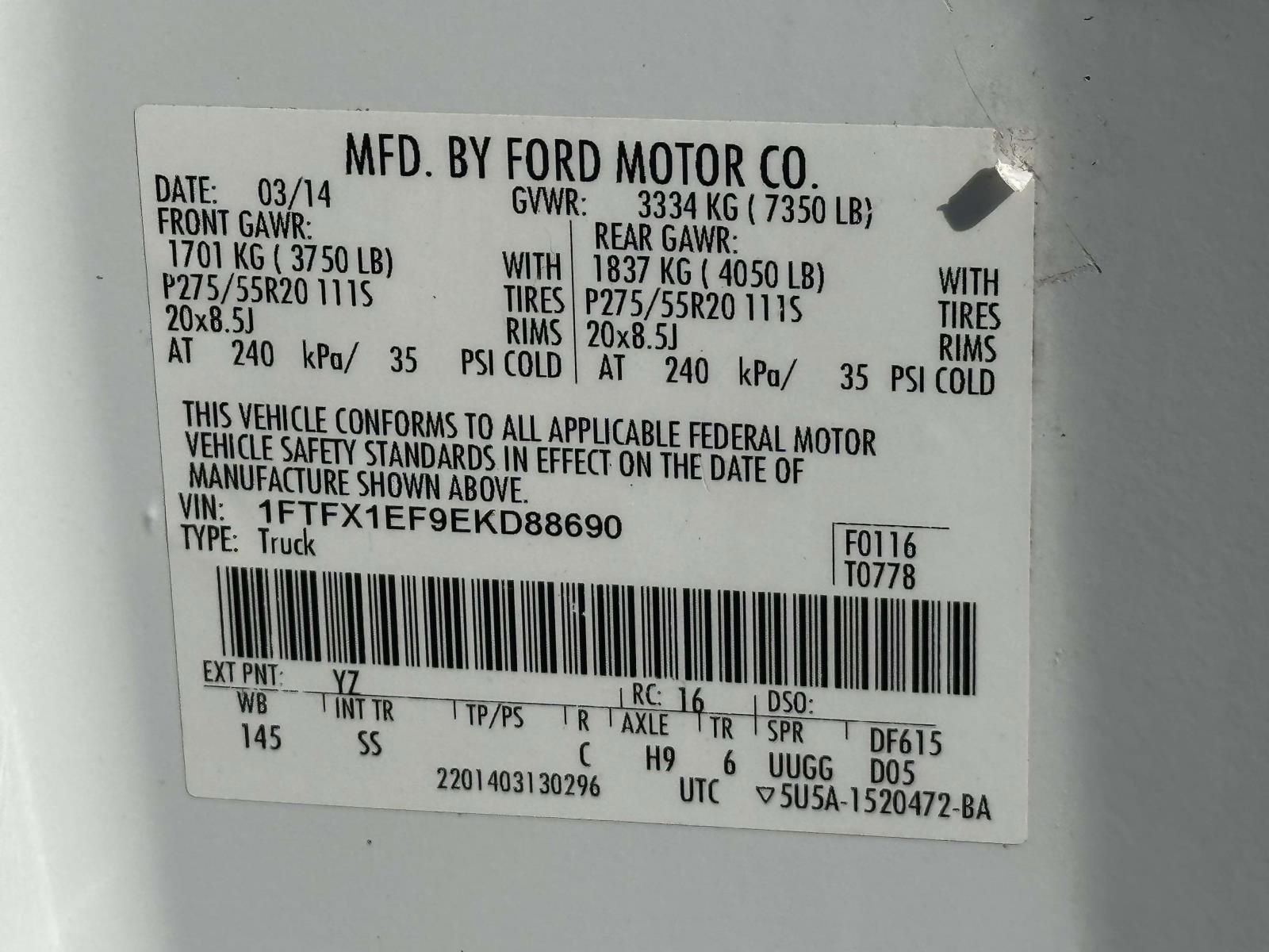 Used 2014 Ford F150 STX w/ Equipment Group 201A Mid AWD/4WD image 27