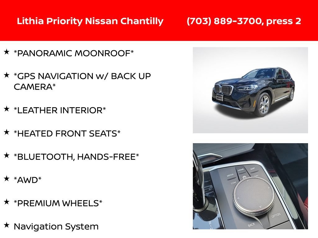 Used 2023 BMW X3 xDrive30i w/ Convenience Package AWD/4WD image 6