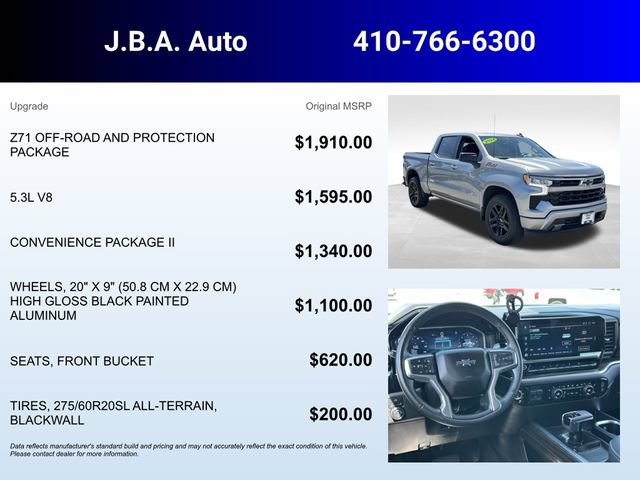 Certified 2024 Chevrolet Silverado 1500 RST AWD/4WD image 5