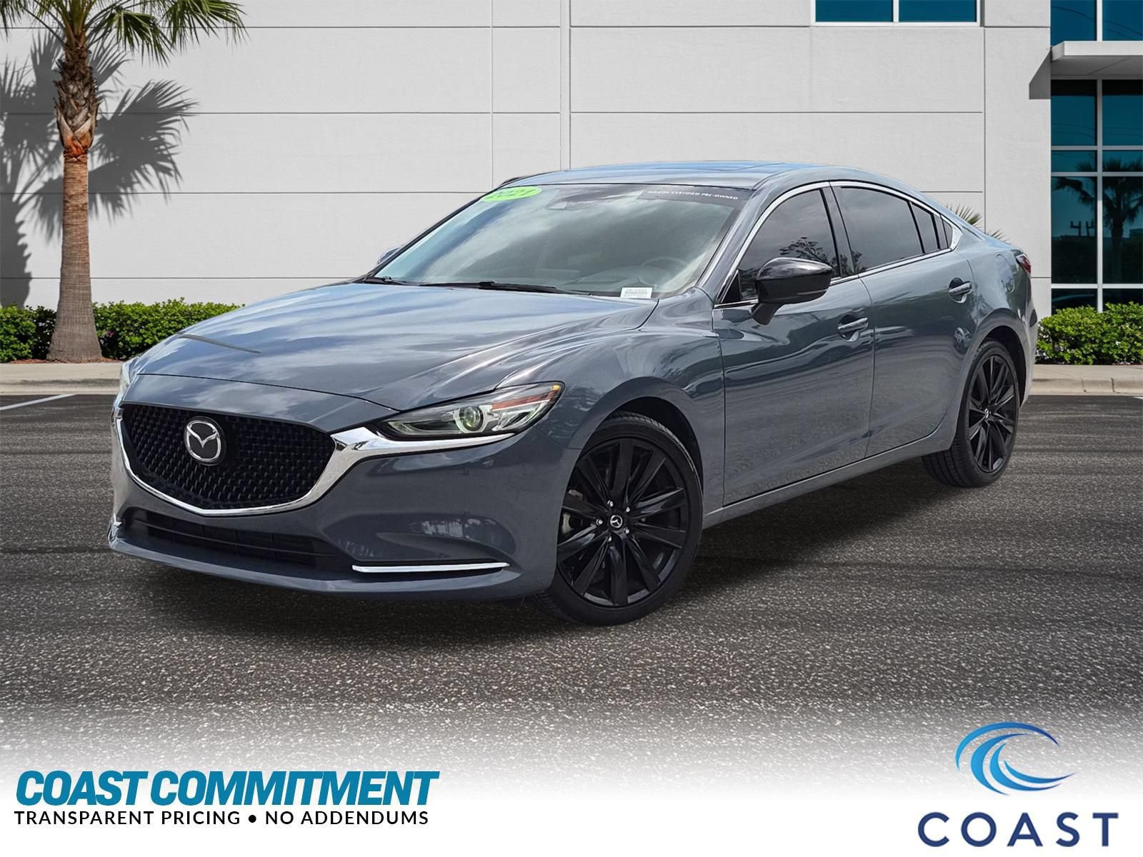 Certified 2021 MAZDA MAZDA6 Carbon Edition