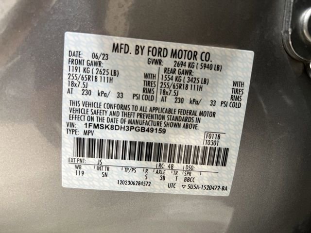 Certified 2023 Ford Explorer XLT w/ Equipment Group 202A image 30