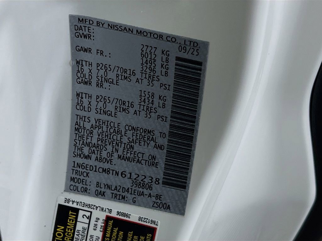 New 2026 Nissan Frontier S w/ S Utility Package image 23