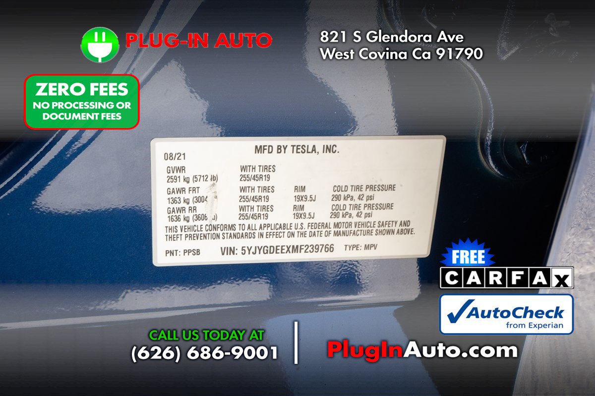 Used 2021 Tesla Model Y Long Range AWD/4WD image 9