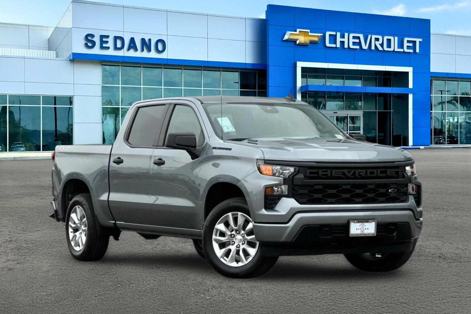 New 2026 Chevrolet Silverado 1500 Custom w/ LPO, Dark Essentials Package AWD/4WD image 2