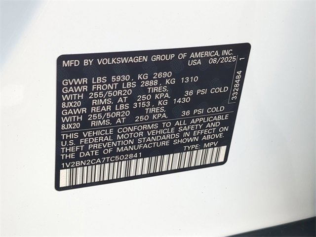 New 2026 Volkswagen Atlas SEL image 37