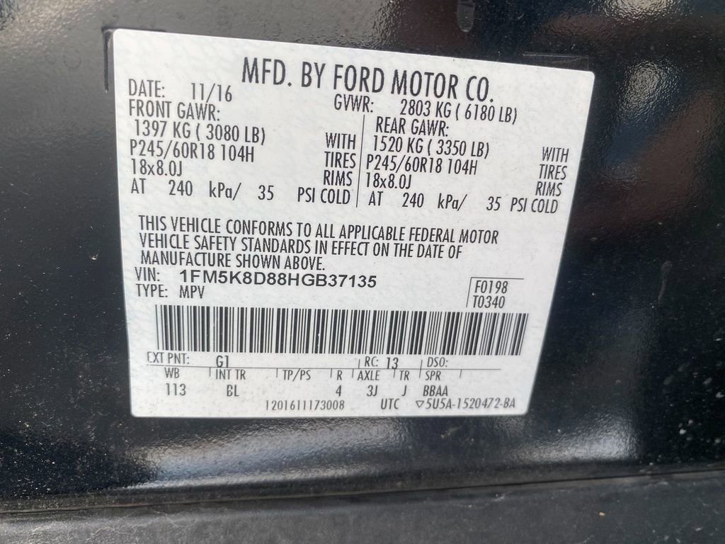 Used 2017 Ford Explorer XLT w/ Equipment Group 202A image 33