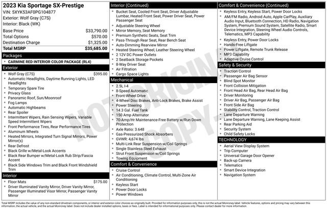Used 2023 Kia Sportage SX FWD image 40