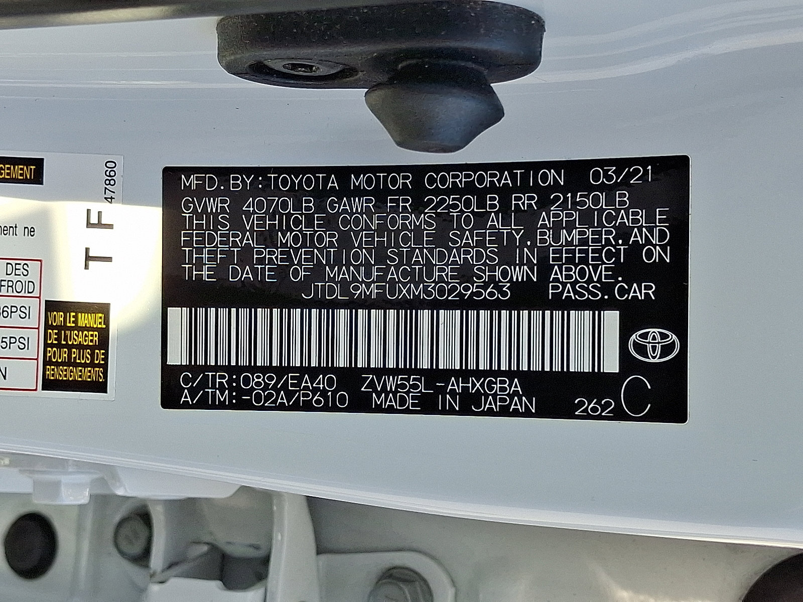 Certified 2021 Toyota Prius XLE image 25