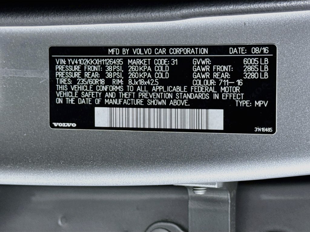 Used 2017 Volvo XC90 T5 Momentum w/ Vision Package FWD image 30