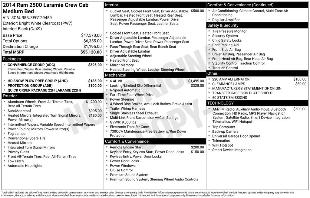 Used 2014 RAM 2500 Laramie w/ Convenience Group AWD/4WD image 25