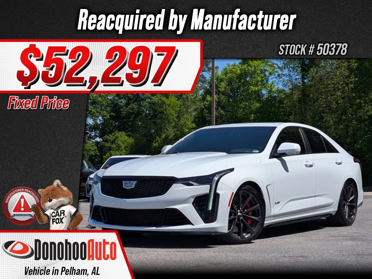 Used 2023 Cadillac CT4 V Blackwing RWD image 1