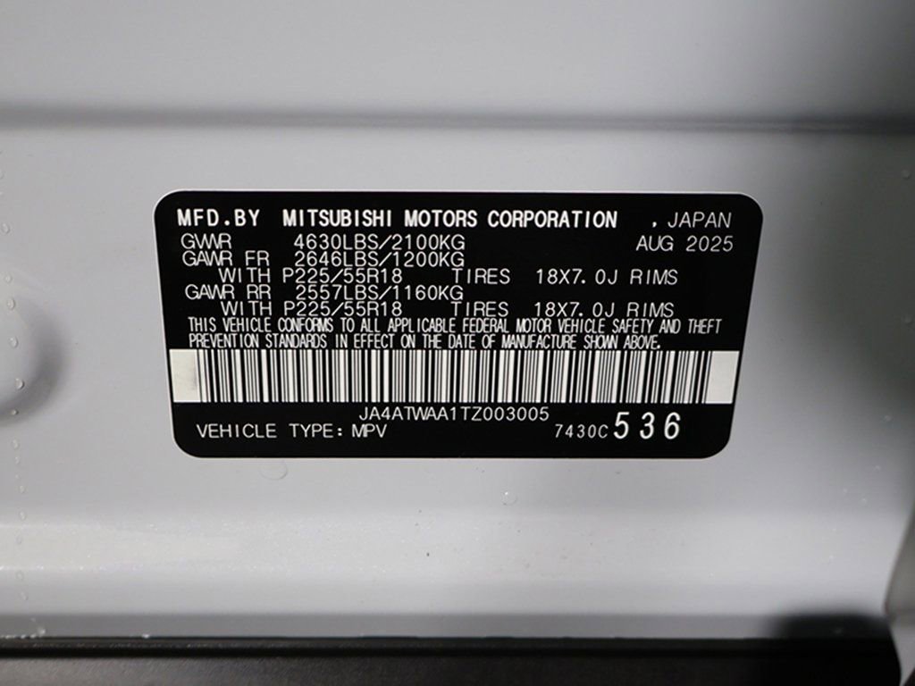 New 2026 Mitsubishi Eclipse Cross SE AWD/4WD image 53