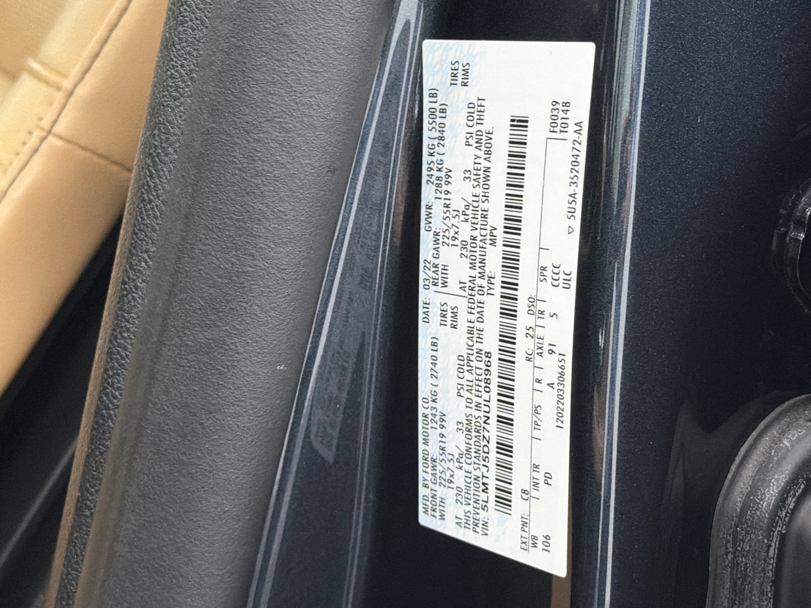 Certified 2022 Lincoln Corsair Grand Touring w/ Elements Technology Bundle AWD/4WD image 19