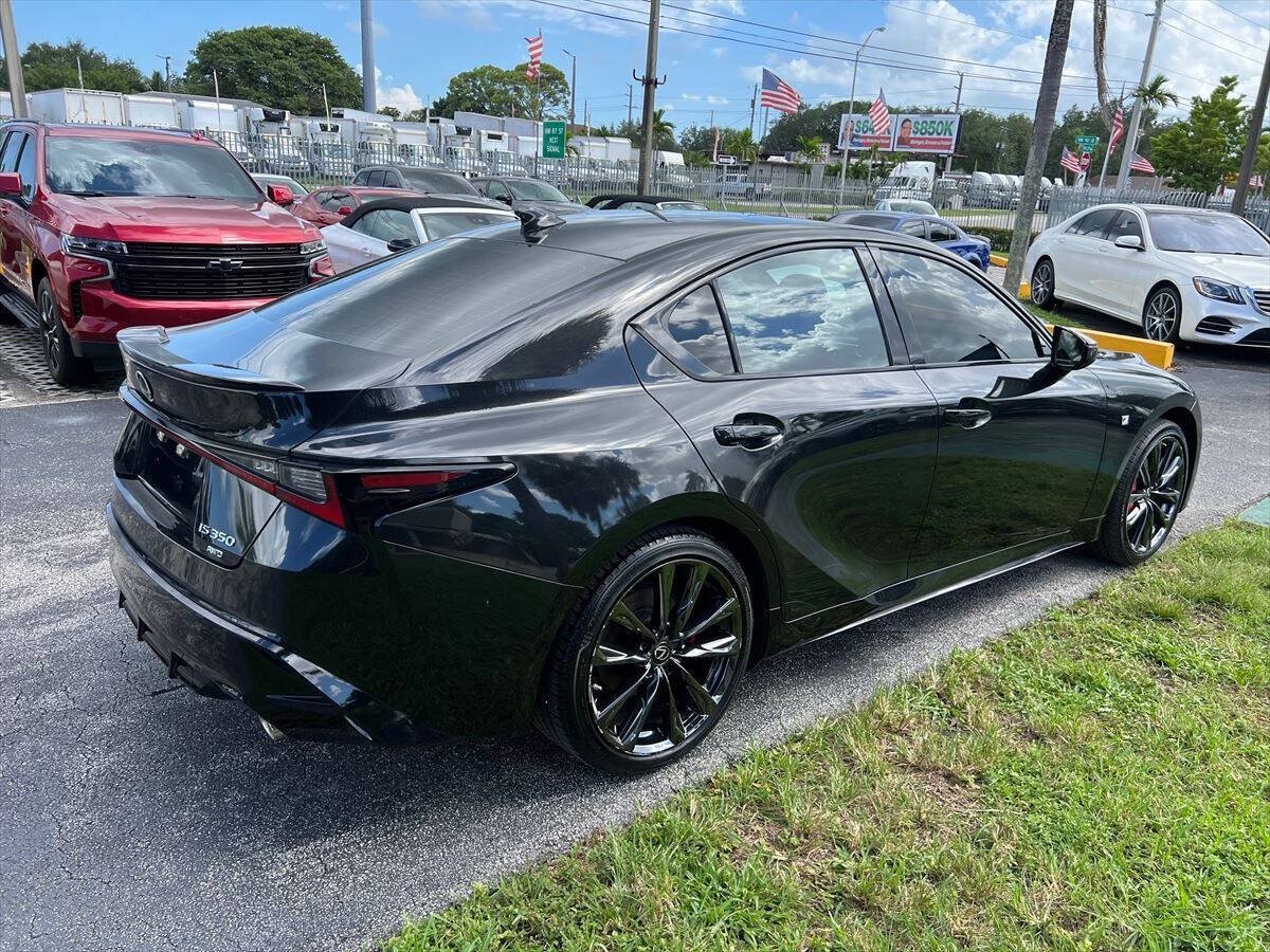 Used 2022 Lexus IS 350 F Sport w/ Accessory Package AWD/4WD image 5