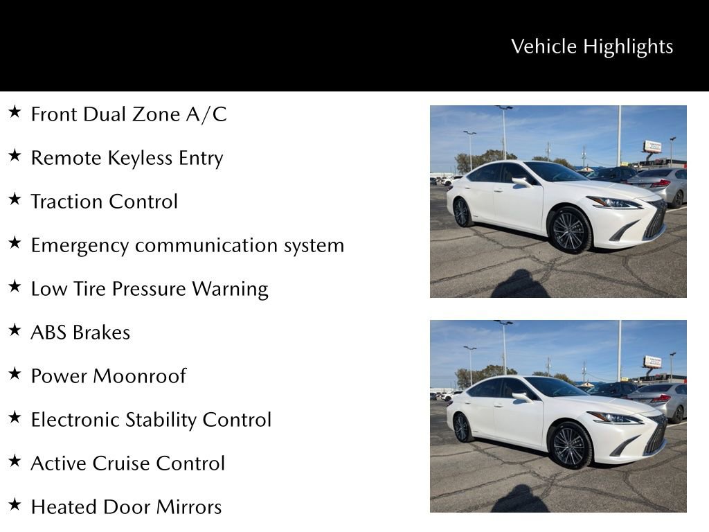 Used 2022 Lexus ES 300h w/ Premium Package image 33