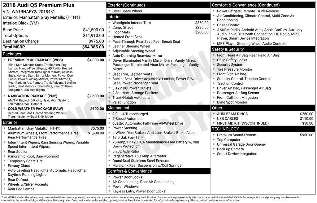 Used 2018 Audi Q5 2.0T Premium Plus w/ Premium Plus Package image 35