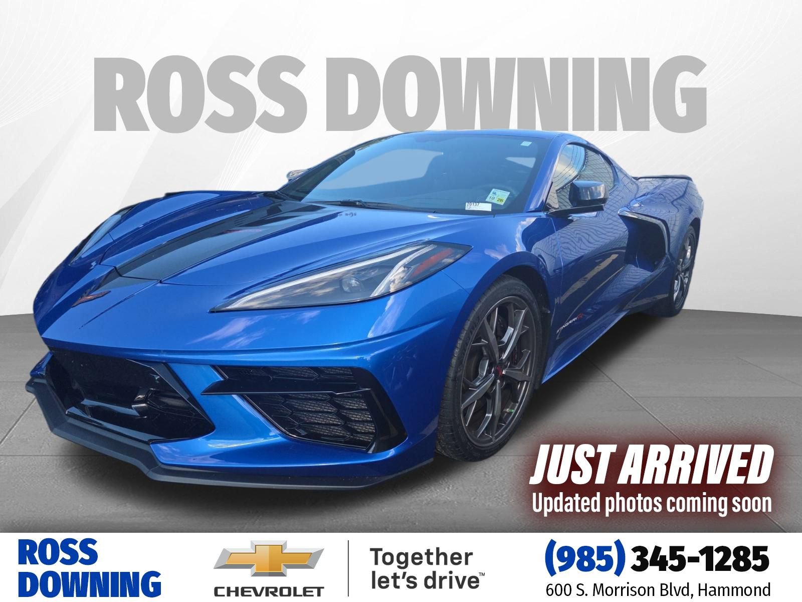 Certified 2023 Chevrolet Corvette Stingray Preferred Cpe w/ Z51 Performance Package