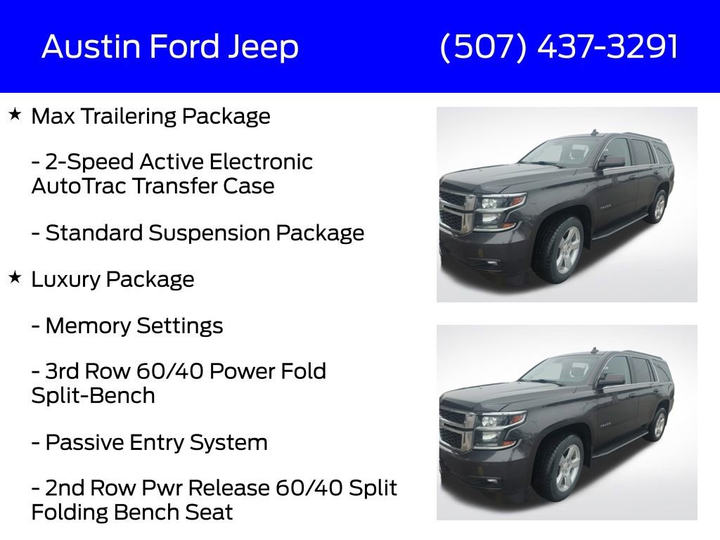 Used 2016 Chevrolet Tahoe LT w/ Luxury Package image 10