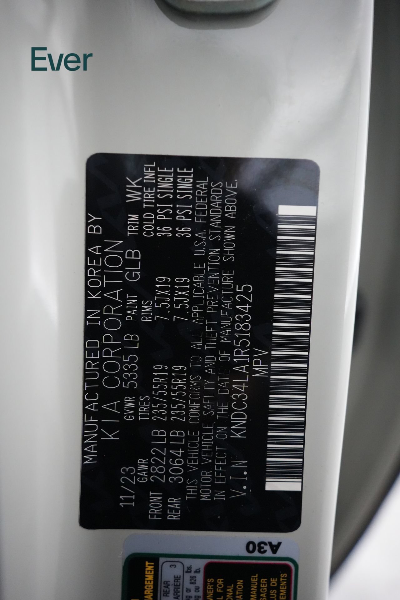 Used 2024 Kia EV6 Wind RWD image 26