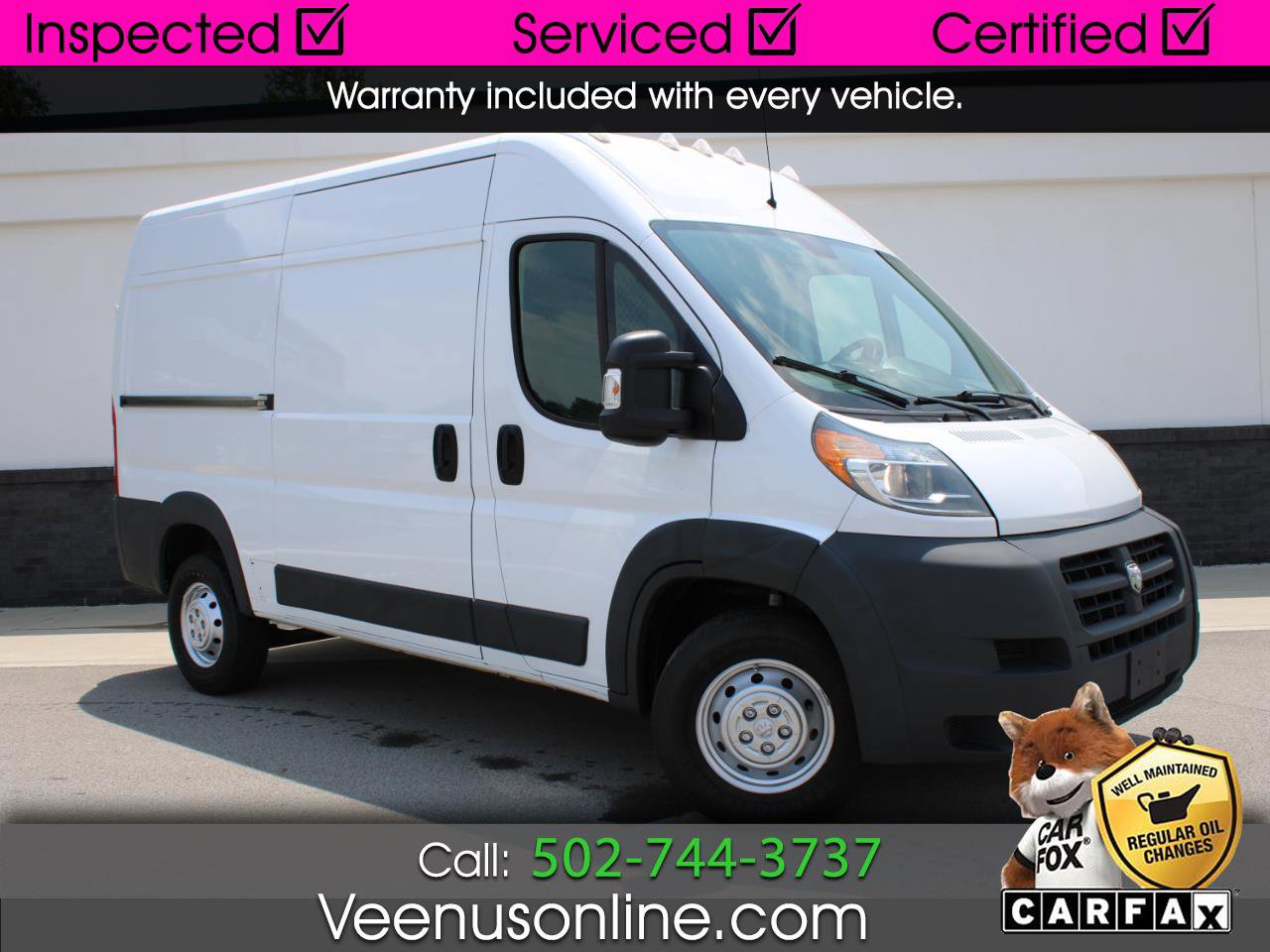 Used 2017 RAM ProMaster 1500
