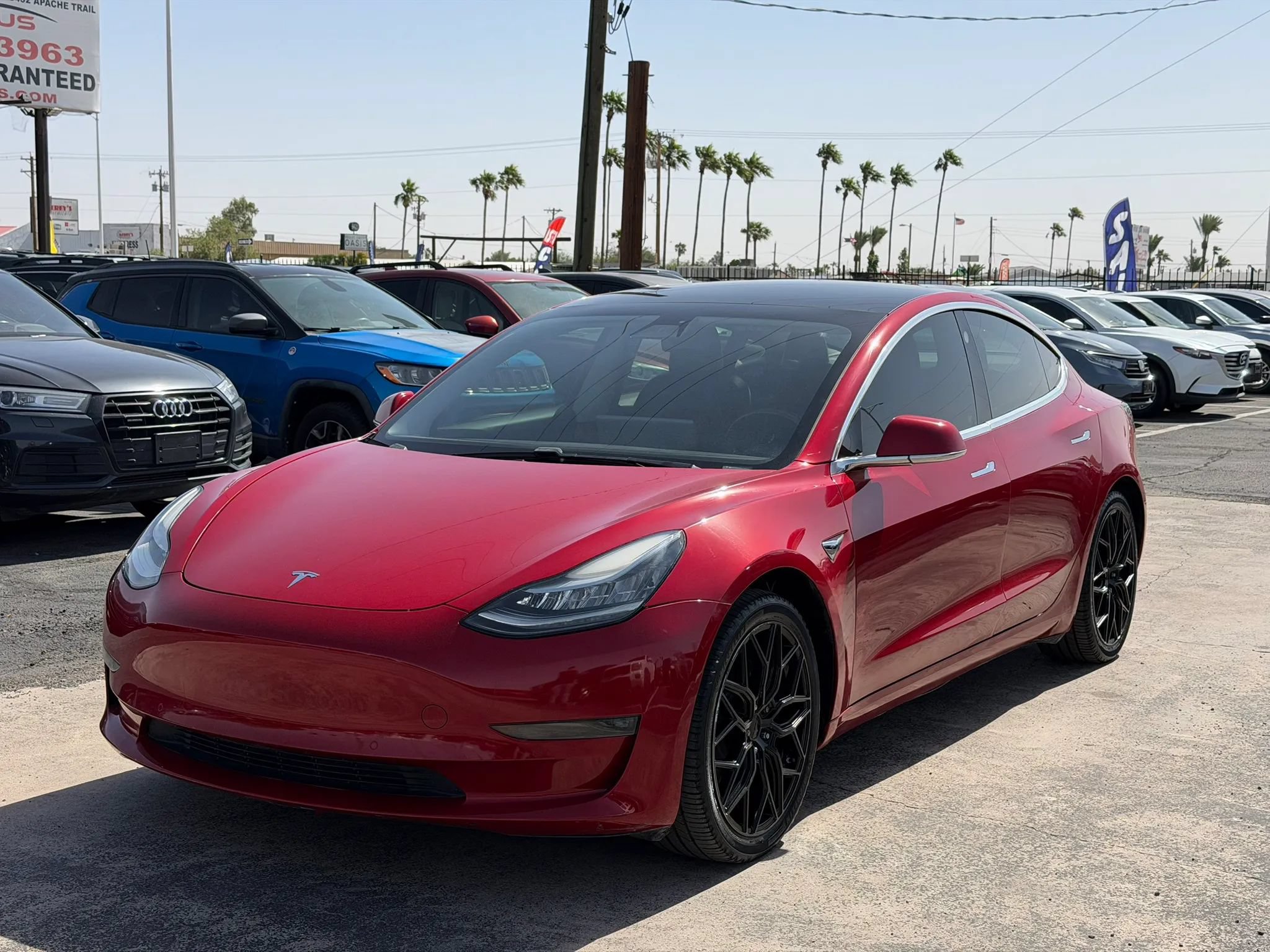 Used 2019 Tesla Model 3 Long Range AWD/4WD image 1