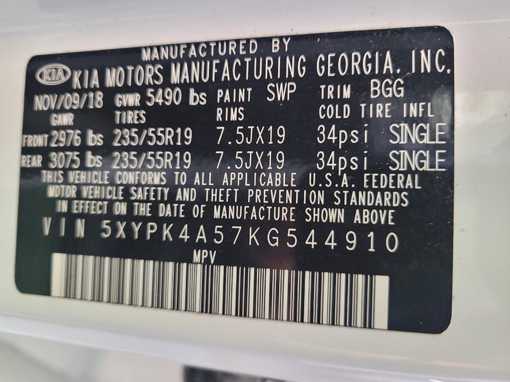Used 2019 Kia Sorento SX FWD image 33
