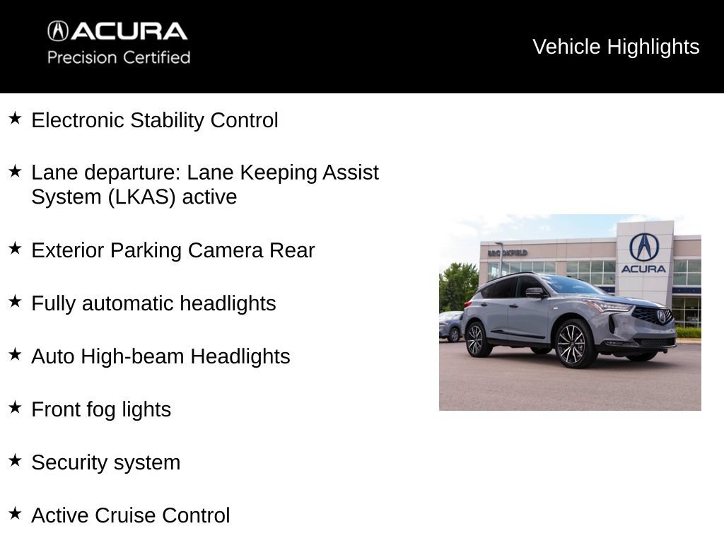 Certified 2025 Acura RDX A-Spec w/ Advance Package AWD/4WD image 17